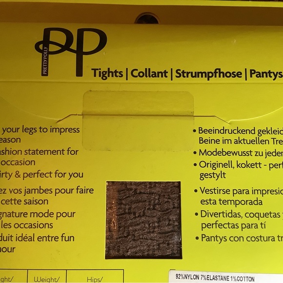 Pretty Polly mesh wave tights, color nude, One Size - Picture 8 of 12